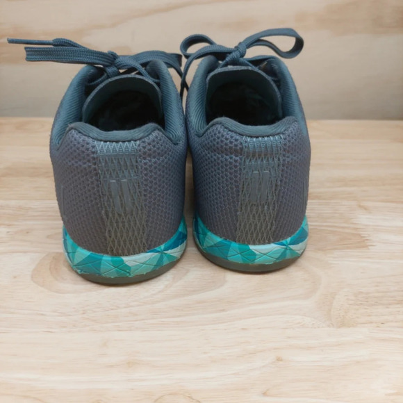 NOBULL Trainers Gray Teal Blue green Weightlifting Cross Fit sneakers shoes 8.5 - Picture 6 of 11